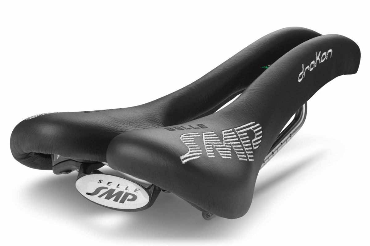 Selle SMP Drakon Saddle Black Leather – Pulse Endurance Sports