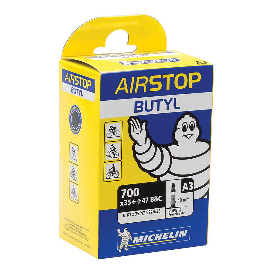 Michelin Airstop Butyl Tube (Presta Valve)