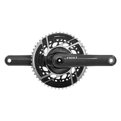 SRAM RED Crankset - 2x 12-Speed 8-Bolt Direct Mount DUB Spindle Interface Natural Carbon E1