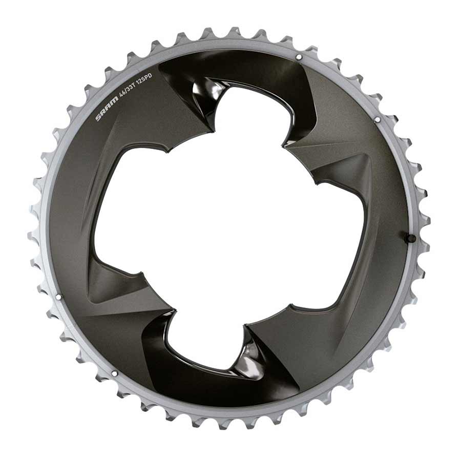 SRAM Force 2x12-Speed Chainrings - 107 BCD 4-Bolt (Inner and Outer Options)