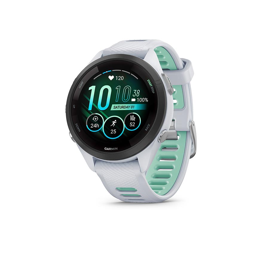 Garmin Forerunner 265 S GPS Smartwatch - Music Watch with Silicone Band