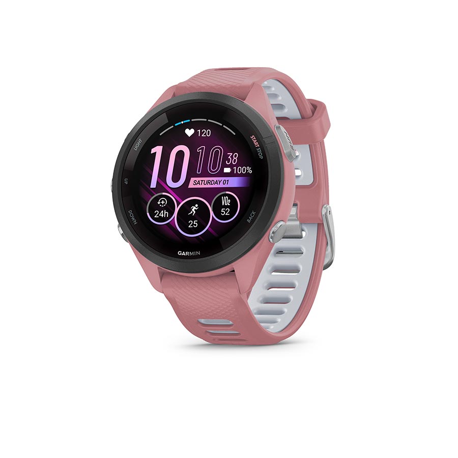 Garmin Forerunner 265 S GPS Smartwatch - Music Watch with Silicone Band