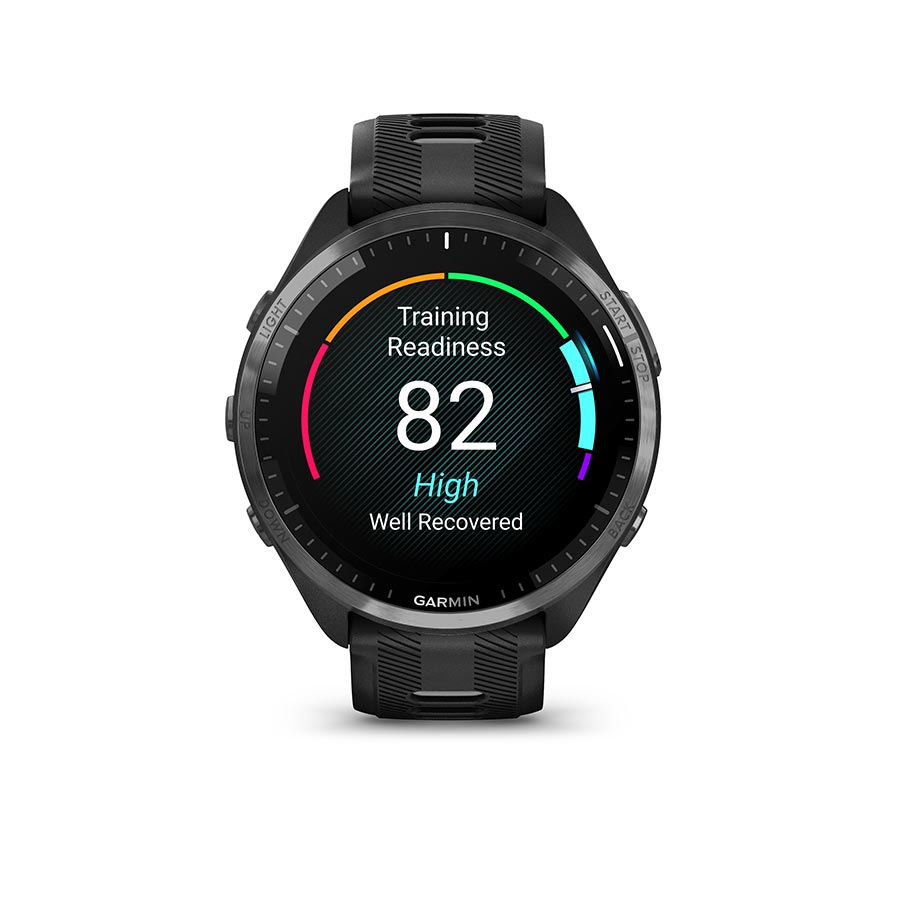 Garmin Forerunner 965 GPS Smartwatch - 47mm with Titanium Bezel and Silicone Band