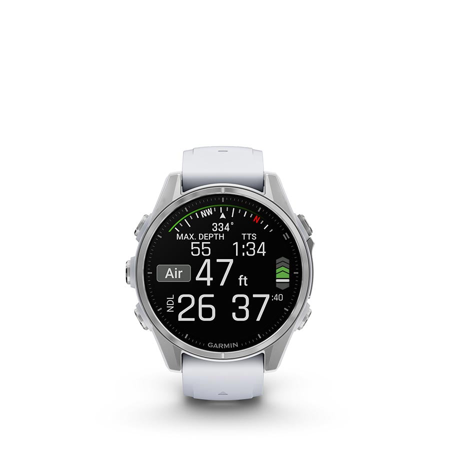 Garmin Fenix 8 AMOLED Watch - 43mm and 51mm with Silicone Wristbands