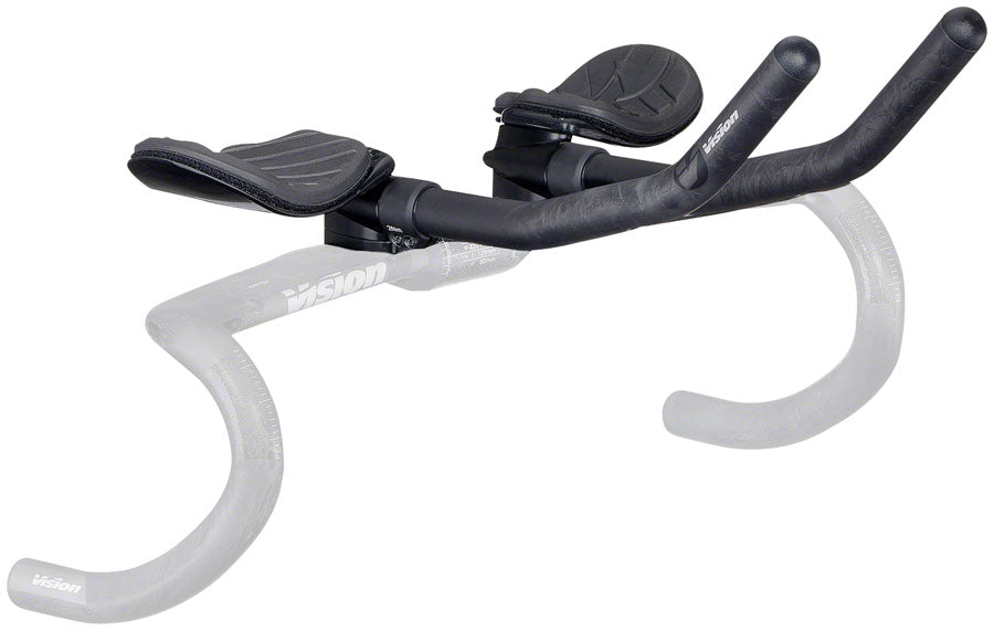 Vision Metron 4D Clip On Aero Bar - M.A.S. J-Bend & S-Bend (Flat, 270mm or 290mm available)