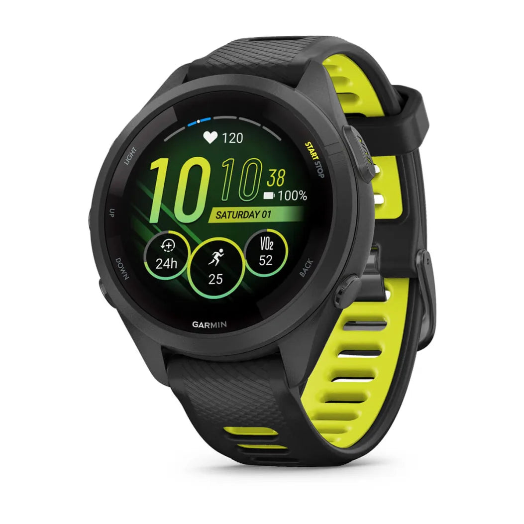 Garmin Forerunner 265 S GPS Smartwatch - Music Watch with Silicone Band