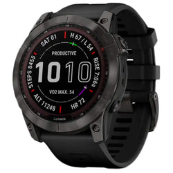 Garmin Fenix 7X Sapphire Solar Edition Black DLC Ti w/Black Band