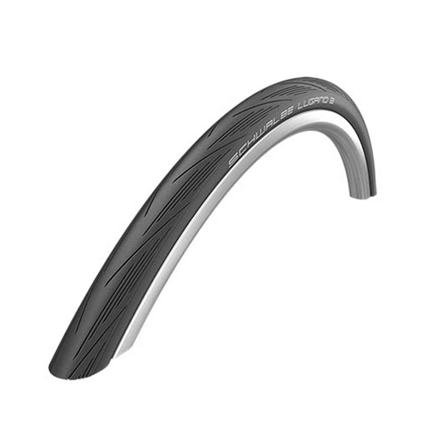 Schwalbe Lugano II Tire - Clincher Wire and Folding Black K-Guard Active Line