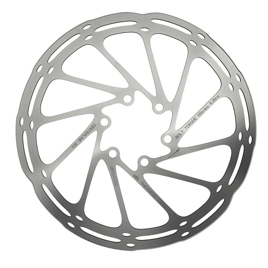 SRAM CenterLine Disc Brake Rotor - 6-Bolt Silver