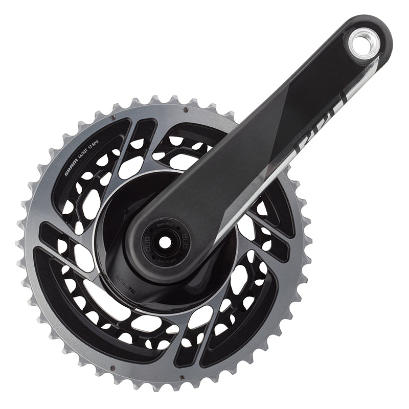 SRAM RED AXS Crankset - 12-Speed Direct Mount DUB Spindle Interface Natural Carbon D1