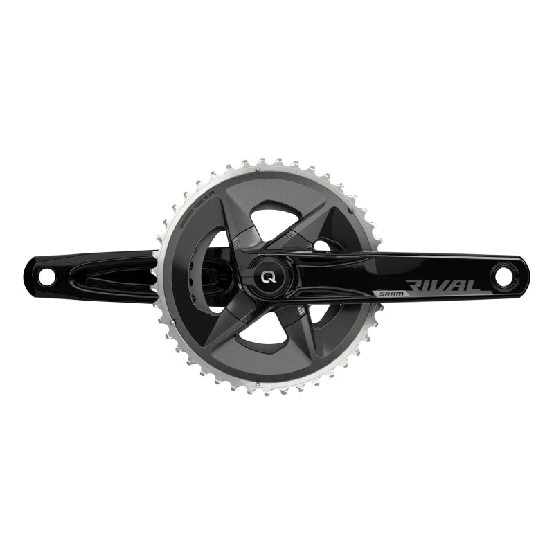 SRAM Rival AXS Crankset Quarq Power Meter - 12-Speed Yaw 107 BCD DUB Spindle Interface BLK D1