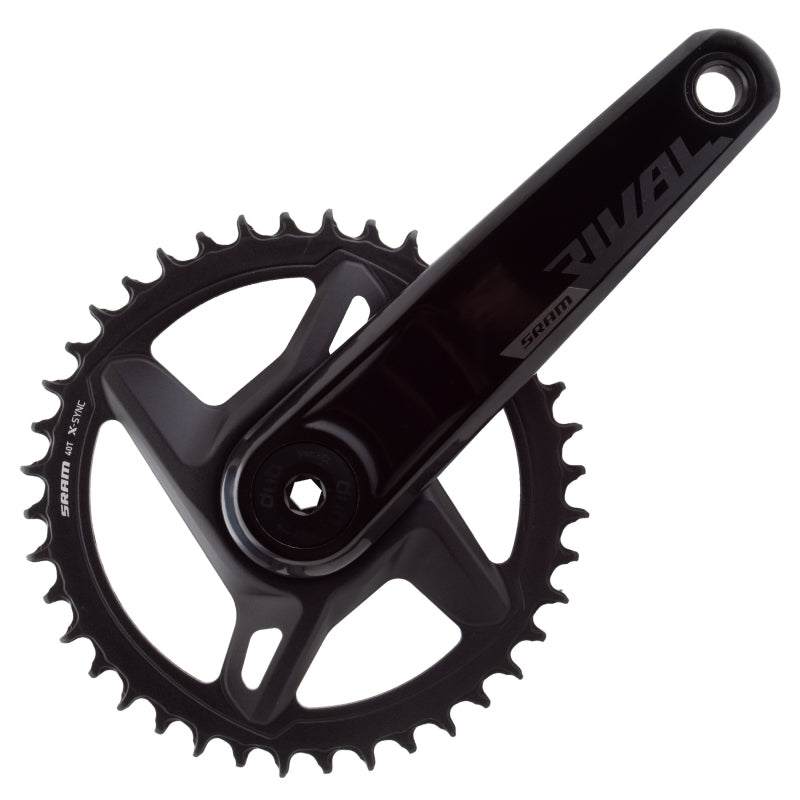 SRAM Rival 1 AXS Wide Power Meter Crankset - 12-Speed 8-Bolt Direct Mount DUB Spindle Interface