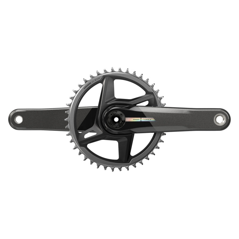 SRAM Force 1 Wide Crankset - 12-Speed Direct Mount DUB Spindle Interface Iridescent Gray