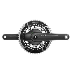 SRAM RED AXS Power Meter Crankset - 2x 12-Speed 8-Bolt Direct Mount DUB Spindle Interface Natural Carbon E1