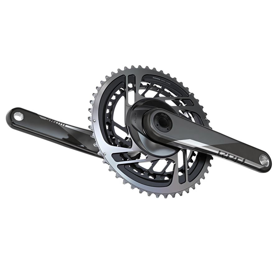 SRAM RED AXS Crankset - 12-Speed Direct Mount DUB Spindle Interface Natural Carbon D1