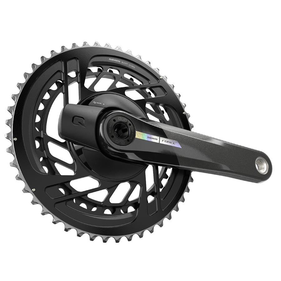 SRAM Force D2 2x Power Meter Crankset Speed: 12 Spindle: 28.99mm BCD: Direct Mount Road Disc