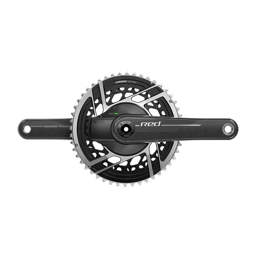 SRAM RED AXS Power Meter Crankset - 2x 12-Speed 8-Bolt Direct Mount DUB Spindle Interface Natural Carbon E1