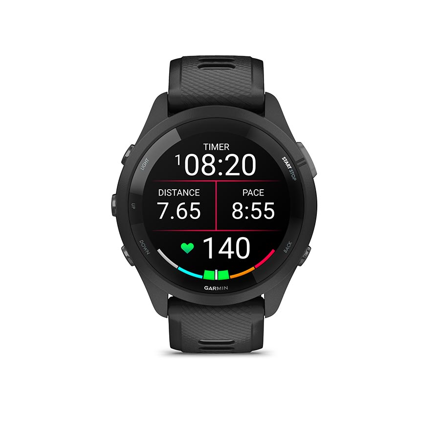 Garmin Forerunner 265 GPS Music Smartwatch - 46mm Silicone Band