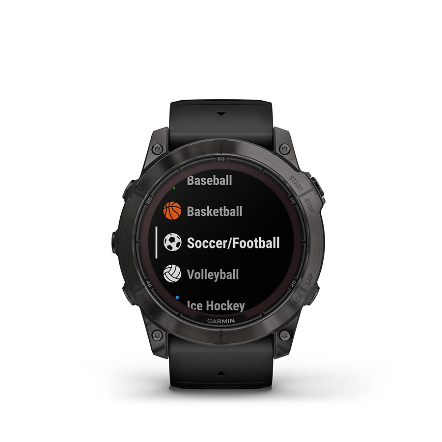 Garmin Fenix 7X Pro Sapphire Solar Watch with Silicone Wristband