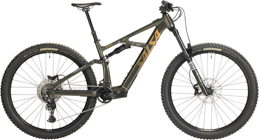 Salsa Moraine CUES 10 Ebike - 29" Aluminum Coffee Black