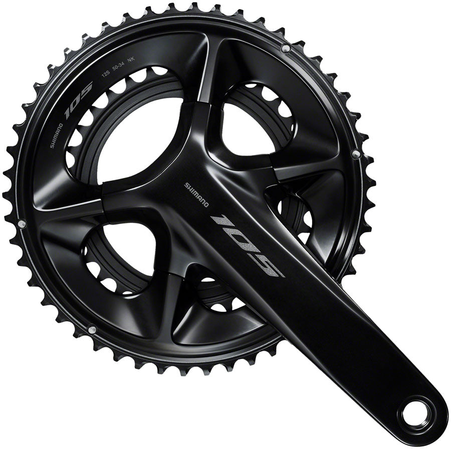 Shimano 105 FC-R7100 Crankset - 12-Speed 110 Asymmetric BCD Hollowtech II Spindle Interface