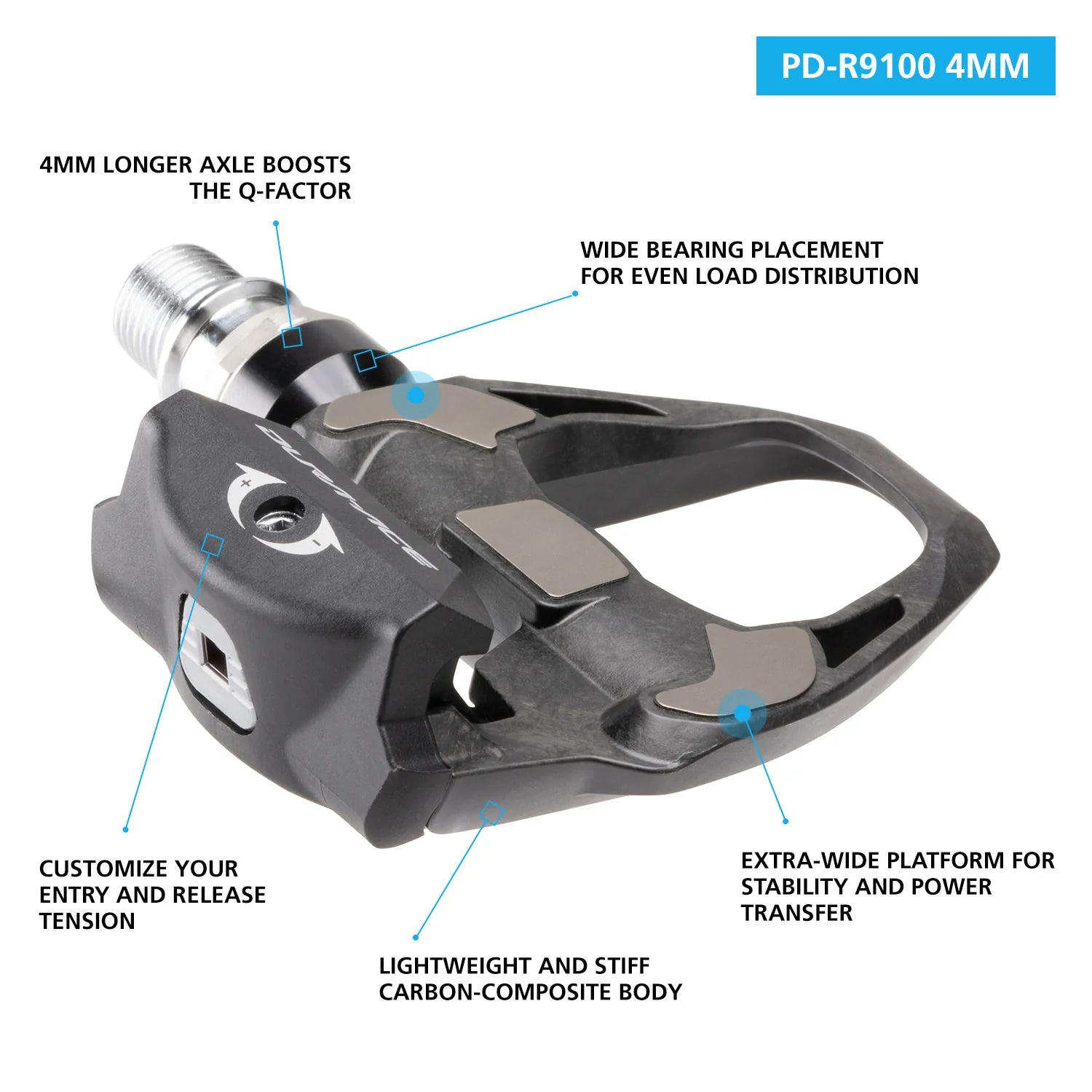 Shimano DURA-ACE PD-R9100 | w/o Reflector | w/Cleat