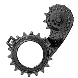 Absolute Black Carbon-Ceramic Hollow Cage for Shimano Dura Ace 9100 / 9150 / 9170 / Ultegra 8000 / 8050 | SRAM Red and Force AXS