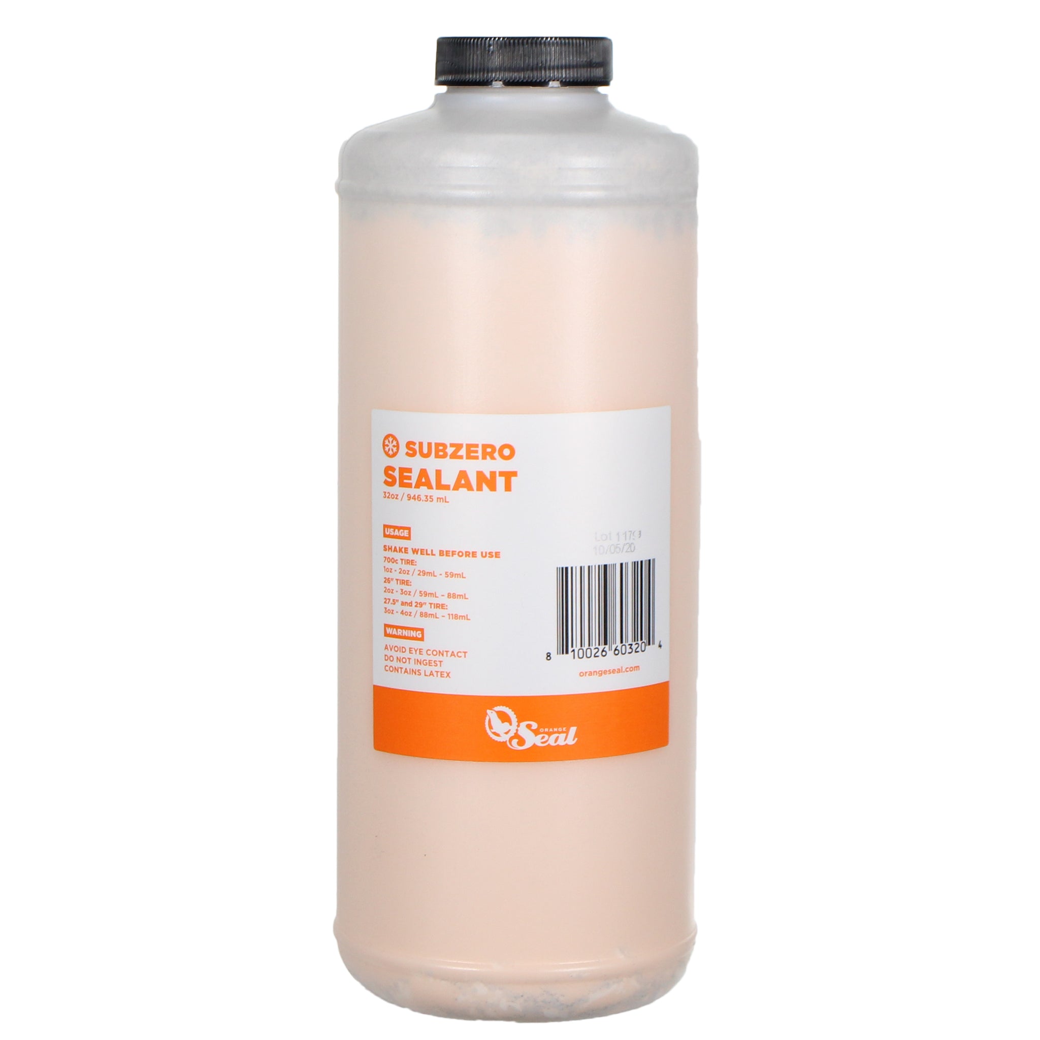 Orange Seal Subzero Tubeless Tire Sealant - Various Sizes Available