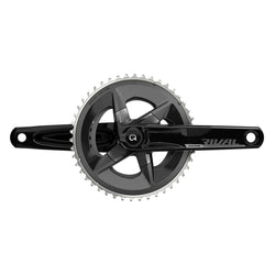 SRAM Rival AXS Crankset Quarq Power Meter - 12-Speed Yaw 107 BCD DUB Spindle Interface BLK D1