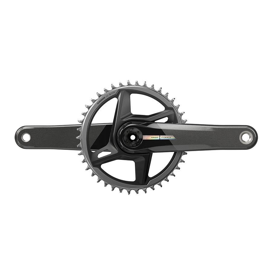 SRAM Force 1 Wide Crankset - 12-Speed Direct Mount DUB Spindle Interface Iridescent Gray