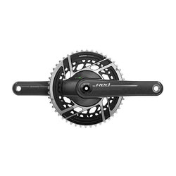 SRAM RED AXS Power Meter Crankset - 2x 12-Speed 8-Bolt Direct Mount DUB Spindle Interface Natural Carbon E1