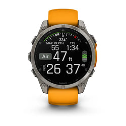 Garmin Fenix 8 AMOLED Sapphire Watch - Silicone Wristband