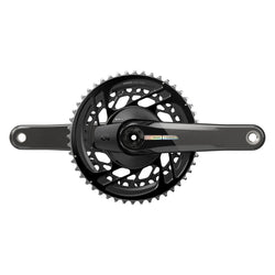 SRAM Force AXS Power Meter Crankset - 2x 12-Speed Direct Mount DUB Spindle Interface Iridescent Gray D2