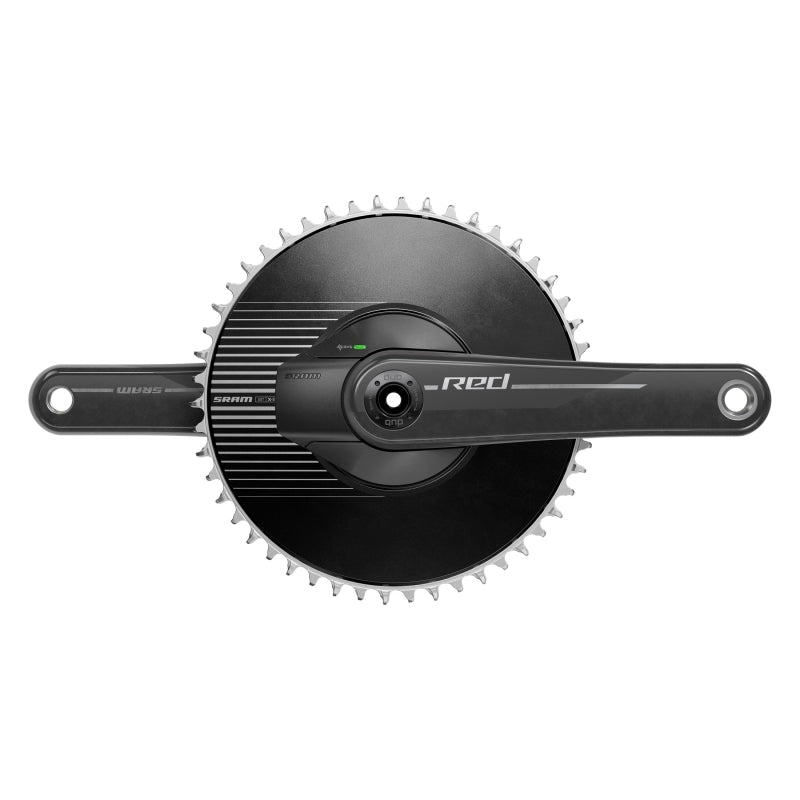 SRAM RED 1 AXS Power Meter Crankset - 12-Speed 50t Aero Chainring 8-Bolt Direct Mount DUB Spindle Interface Natural Carbon