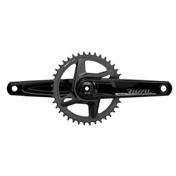 SRAM Rival 1 AXS Wide Crankset - 12-Speed 8-Bolt Direct Mount DUB Spindle Interface BLK D1