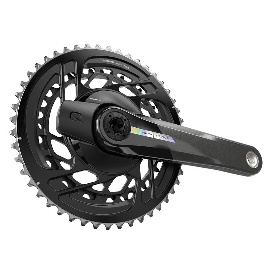 SRAM Force D2 2x Power Meter Crankset Speed: 12 Spindle: 28.99mm BCD: Direct Mount Road Disc