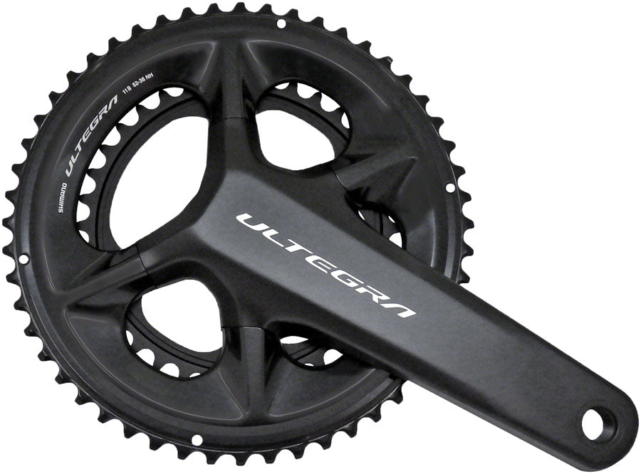 Shimano Ultegra FC-08 Crankset - 11-Speed 110 Asymmetric BCD Hollowtech II Spindle Interface BLK