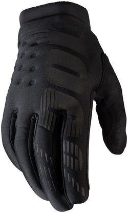 100% Brisker Gloves - Black