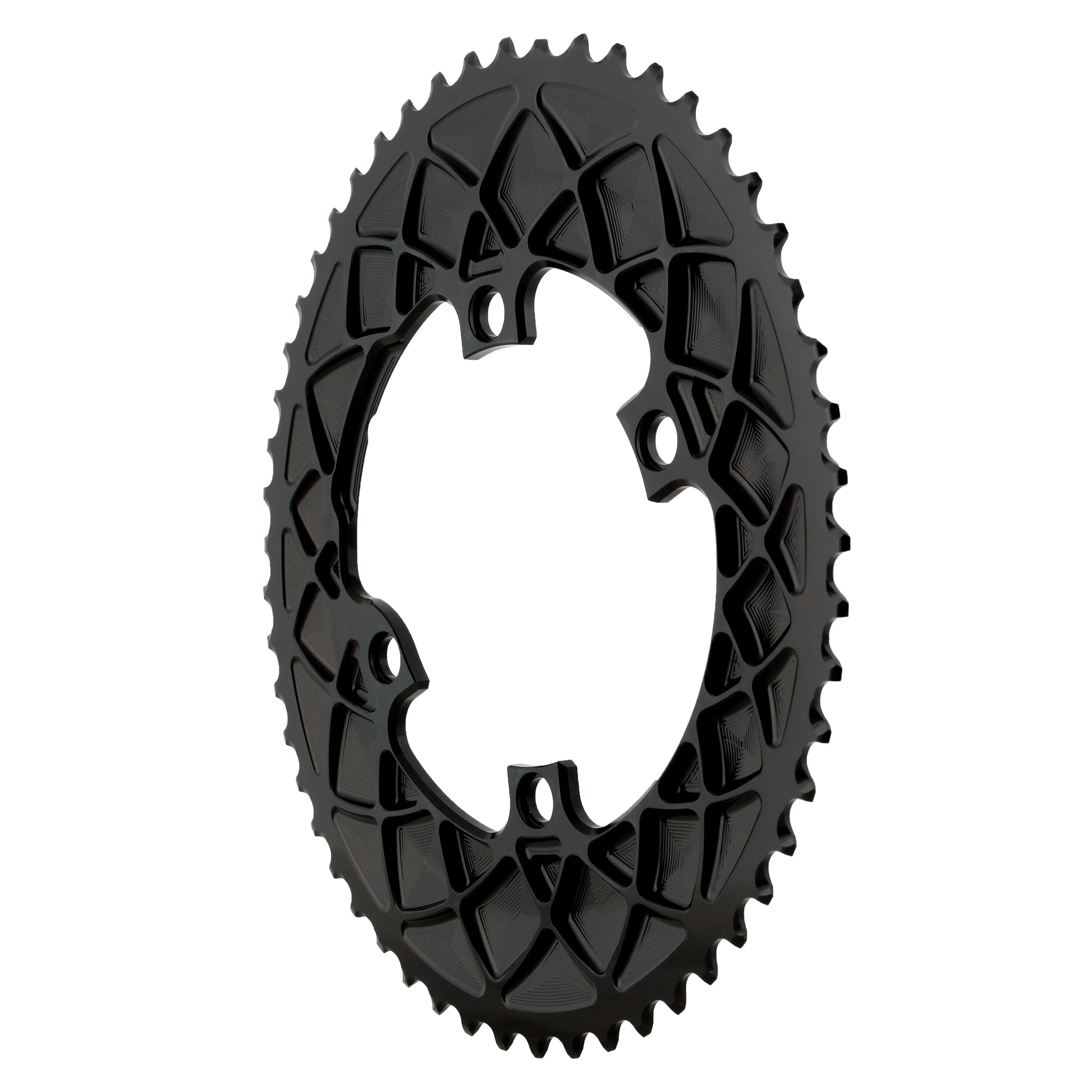 Absolute Black Premium Oval Road Chainring Shimano 9100/8000